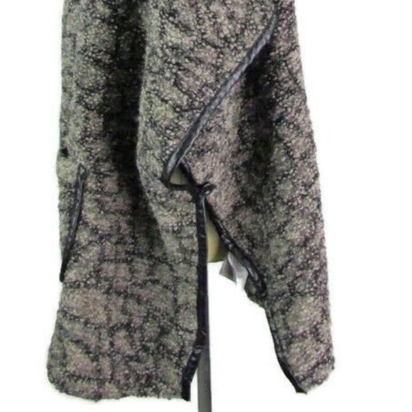 NWT - DIESEL ITALY Over-size Multi HOODED PONCHO - Picture 5 of 6